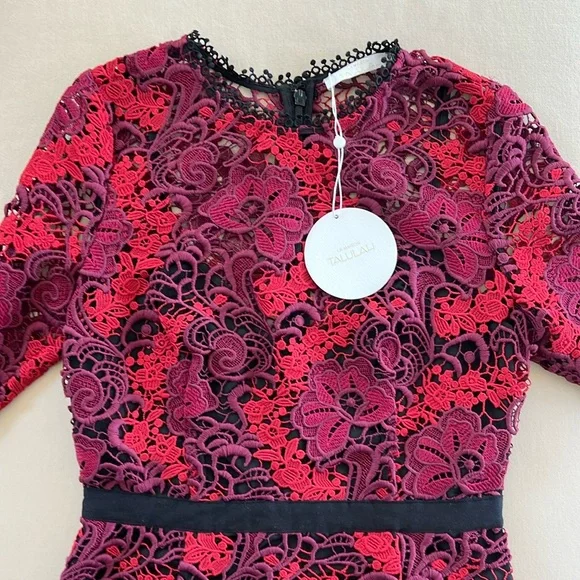 La Maison Talulah Jacquard Damask Brocade Dress